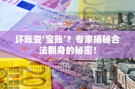 武汉坏账变‘宝账’？专家揭秘合法翻身的秘密！