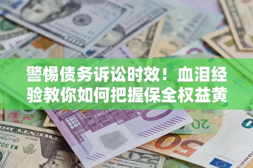 武汉警惕债务诉讼时效！血泪经验教你如何把握保全权益黄金期