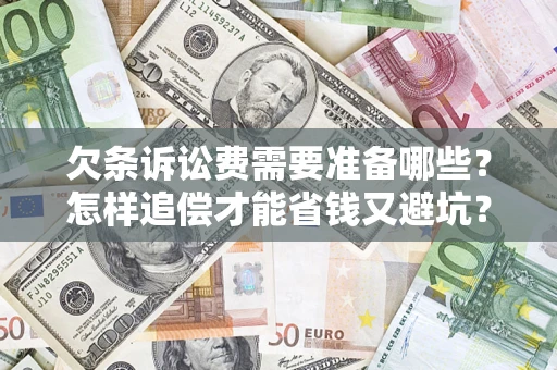 武汉欠条诉讼费需要准备哪些？怎样追偿才能省钱又避坑？
