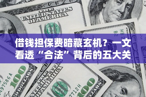 武汉借钱担保费暗藏玄机？一文看透“合法”背后的五大关键陷阱