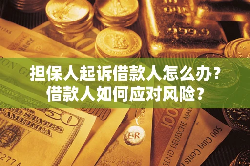 武汉担保人起诉借款人怎么办？借款人如何应对风险？