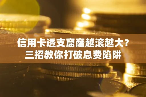 武汉信用卡透支窟窿越滚越大？三招教你打破息费陷阱