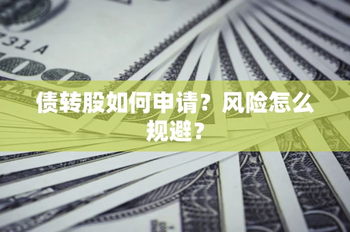 武汉债转股如何申请？风险怎么规避？