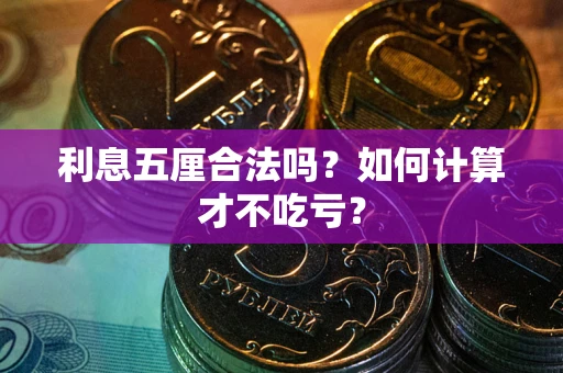 武汉利息五厘合法吗？如何计算才不吃亏？