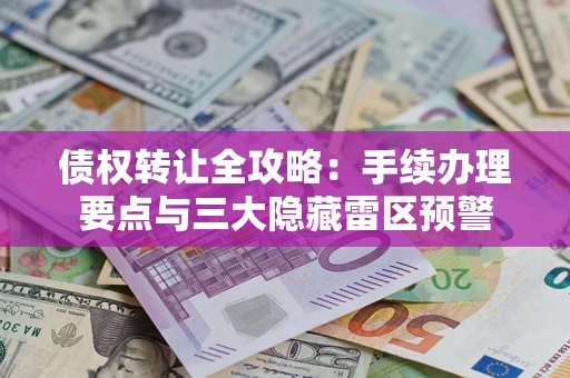 武汉债权转让全攻略：手续办理要点与三大隐藏雷区预警